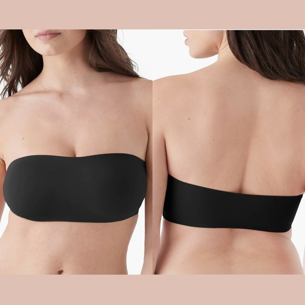 NEW $58 True & Co [ XL ] True Body Wireless Convertible Bandeau Bra U1634‎
